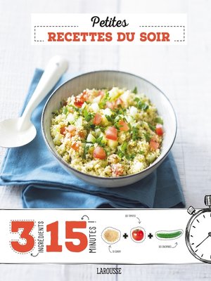 cover image of Petites recettes du soir